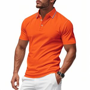 <span class=keywords><strong>Polo</strong></span> pour homme en maille unie, taille européenne, décontracté, séchage rapide, manches courtes, idéal pour le golf – Nouvelle collection é<span class=keywords><strong>t</strong></span>é transfrontalière - Product Image 3