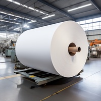 Rouleau géant d'étiquettes thermiques sans BPA ni BPS, 70g 65g, Matières premières pour papier couché, 40 50 60 g/m², Doublure en papier vélin, Acrylique thermofusible, 1080 1530 mm