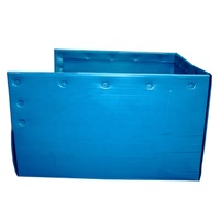 Boîtes et bacs de rangement en plastique pliables en polypropylène ondulé Corflute pour entrepôt Coroplast, présentoir de rayonnage, Corriboard creux