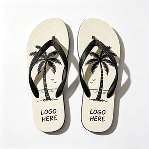 Chanclas Unisex con Diseño Personalizado, Sandalias <span class=keywords><strong>de</strong></span> Playa y Vacaciones, MOQ 50 para Pedidos al por Mayor - Product Image 2