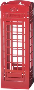 <span class=keywords><strong>Portaombrelli</strong></span> Magnetico Pieghevole in EVA per Passeggino, Bici, Spiaggia, Auto, con Design a Cabina Telefonica Rossa - Product Image 3