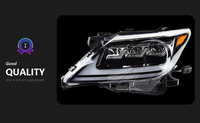 Phare de projecteur triple LED pour Lexus LX570 2007-2015, clignotant séquentiel modifié, Plug & Play