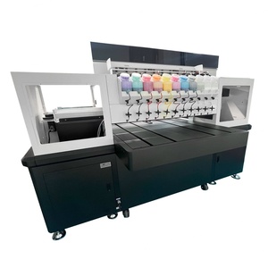 Nouvelle imprimante numérique DTG à jet d'encre à plat semi-automatique à 2 stations, garantie 1 an, certifiée CE, pour sweats en coton, sweats à capuche, jeans - Product Image 5