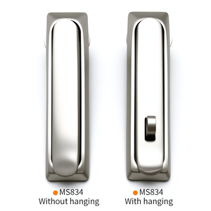 304 נירוסטה ארון Ms834-1 מתכת דלת מנעול מפתח unlatch נדנדה ידית מנעול עבור ארונות הפצה - Product Image 2