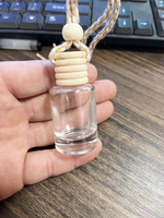 Bouteilles de diffuseur d'arômes en verre vides de 5 ml, 6 ml, 8 ml, 10 ml avec bouchon à vis, diffuseur suspendu pour voiture