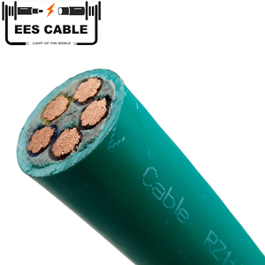 Câble EES RZ1-K, câble en caoutchouc, H07RN-F, câble d'alimentation flexible en caoutchouc <span class=keywords><strong>5x6mm2</strong></span> 450/750V, câble industriel et de chantier pour l'Allemagne - Product Image 1
