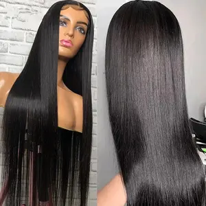 ISEE New In Handmade 4c Hairline HD Lace Front Wig Densité naturelle Kinky Straight avec des bords bouclés réalistes