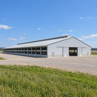 Système de ventilation durable pour entrepôt et hangar en structure acier, faible entretien, résistance à la corrosion, pour atelier et stockage métallique