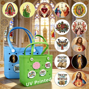 Pins Decorativos Inspiradores de Moda Religiosa: Así Combate Mis Batallas, Accesorios de Fe para Bolsos, Paquete de Dijes para Bolsos - Product Image 2