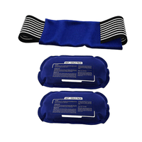 Sac de refroidissement apaisant réutilisable multi-usage pour soulager les douleurs corporelles, compresse chaude et froide en nylon imprimé soie, pack de glace en gel, enveloppe froide