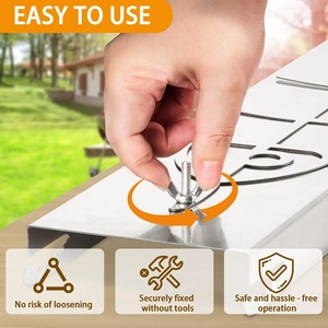 304 Stainless Steel Flame Salmon Fish Board <b>Grill</b> Plate For BBQ Seafood Vegetables Rustproof Kitchen <b>Cooking</b> Tool - Product Image 5