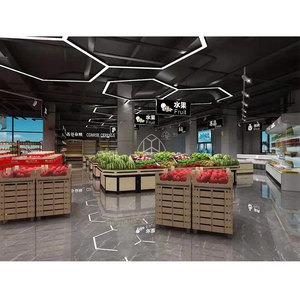 Installation <span class=keywords><strong>facile</strong></span>, meubles pour magasins de fruits <span class=keywords><strong>et</strong></span> légumes, décoration de magasins de proximité, présentoir mural, présentoir - Product Image 1