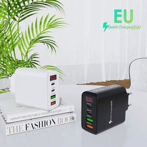 2PD 2USB Digital Display 5V3.1A Electric Mobile Phone Charger New Multi-Port Adapter Fast Charging Head - Product Image 6