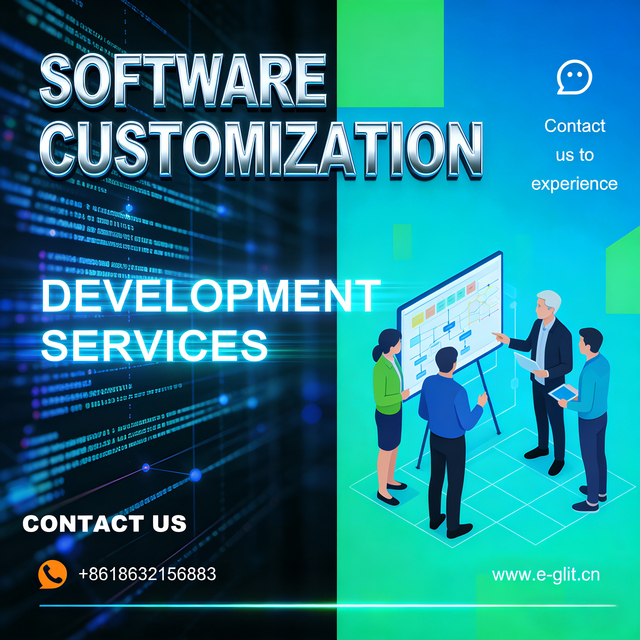 Glit ERP CRM WMS Human Resource Management System Solution Chinese Software Customization Enterprise Management APP
