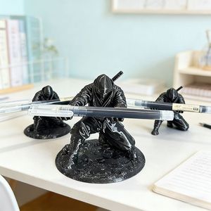 Portalápices Ninja, Impreso en 3D, Plástico, Forma Redonda, Organizador de Escritorio, Soporte Creativo para Bolígrafos, Decoración de Oficina - Product Image 3