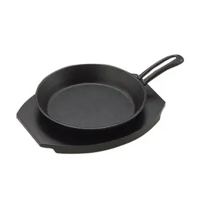 Practical, Convenient Japan-made Cast Iron Grill Skillet Pan for Household Use - Pasta Plate II -