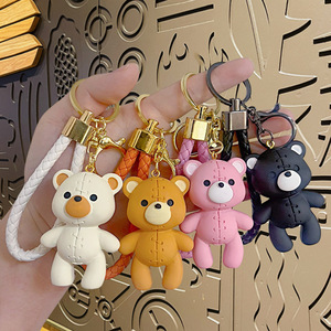 Llaveros de Oso de Goma PVC Kawaii Lindos con Forma 3D Creativa para Niños - Product Image 1