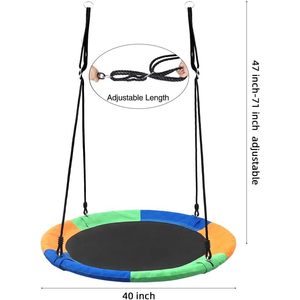 Premium da 40 pollici per bambini all'aperto con piattino per albero altalena sedile resistente e sicuro facile installazione per asilo nido o cortile - Product Image 4