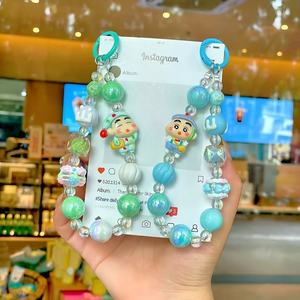 Chaîne de téléphone portable perlée Xiaoxin avec pendentif en plastique motif dessin animé, pour sac à dos femme et clés de voiture de couple, cadeaux à suspendre - Product Image 4