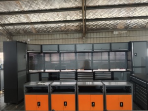 2 Unidades de Armário de Ferramentas Reforçado para Garagem com Múltiplas Gavetas, Sistema de Armazenamento de Ferramentas, Estação de Trabalho Modular para Oficina, Caixa de Ferramentas Personalizada - Product Image 4