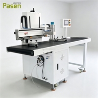 Machine d'impression sérigraphique monochrome avec convoyeur pour tissus, t-shirts et surfaces planes