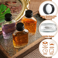 Bouteilles en verre avec bouchons en gros – Flacons transparents vides pour spiritueux, jus, bien-être, vodka, boissons, whisky