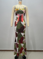 Blumen-Pailletten-Stickerei Diamant-Kristall Ärmelloses Trägerloses Bodycon-Abendkleid Roter Teppich Geburtstagsparty Ballkleid