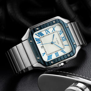 Montre en alliage pour hommes de haute qualité avec personnalité carrée et généreuse montre à quartz pour hommes PLADEN <span class=keywords><strong>V364</strong></span> - Product Image 3