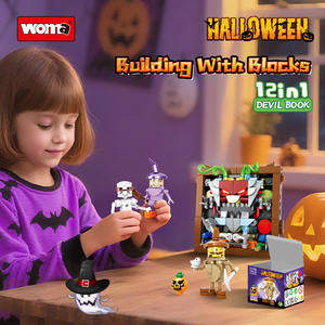 Blocchi di Costruzione in Plastica ABS Woma Serie Halloween Modellini Minifigure Giocattolo 40 Pezzi Scala 1:48 Tema Fantascienza Regalo per Bambini - Product Image 3
