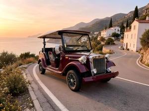 Hot Selling Vintage Classic Car 5-11 Seats Strong Power Lithium Battery Long <b>Range</b> High Load Strong Climbing Wholesale - Product Image 1