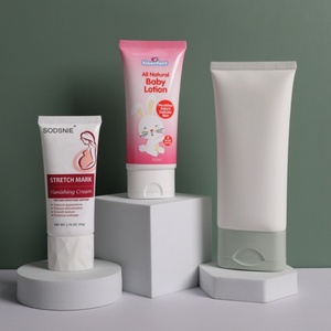 Wholesale Luxury Custom Printed Logo Empty Squeeze Cream Lotion Sunscreen Soft <b>Plastic</b> <b>Tube</b> with Unique Lid Cosmetic Packaging - Product Image 3