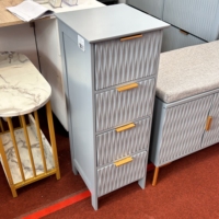 Armoire en métal moderne pour le rangement du salon avec tiroir-coffre - Utilisation en appartement et en hôtel Table pour le salon Coffre à tiroirs