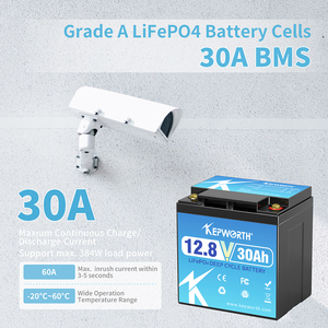 Batería de Fosfato de Hierro y Litio Lifepo4 Kepworth de 12v 20Ah 25Ah 30Ah a Bajo Precio, Más de 4000 Ciclos de Descarga Profunda, Almacenamiento de Energía Solar para el Hogar - Product Image 6