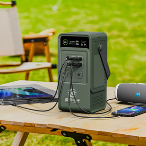 แหล่งจ่ายไฟสำรองพลังงานสูง 200W สำหรับใช้งานกลางแจ้ง 110V มาตรฐานสหรัฐอเมริกา สำหรับการตั้งแคมป์ การเดินทาง และสถานการณ์ฉุกเฉิน - Product Image 3