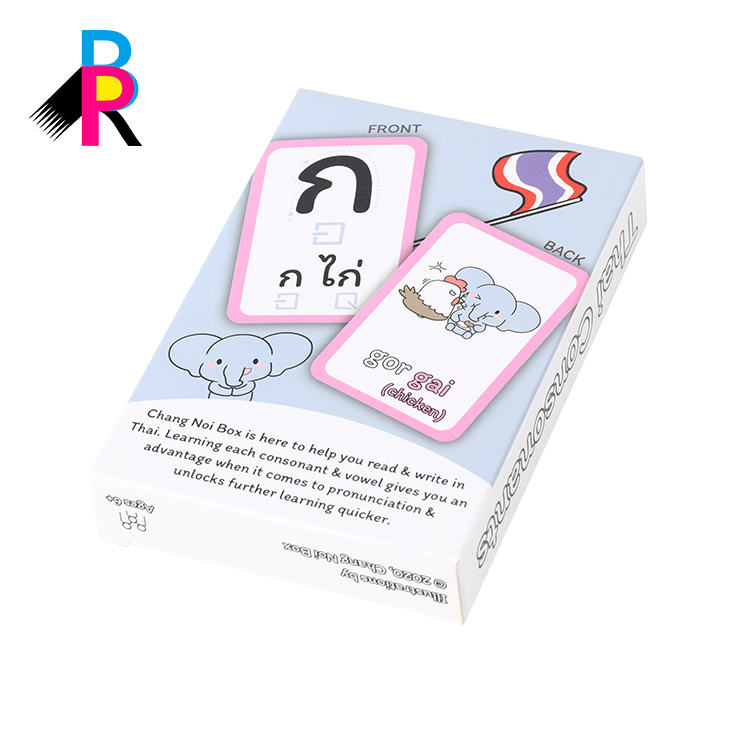 Настраиваемые игровые карты с животными, бумажные печатные пользовательские печатные карты