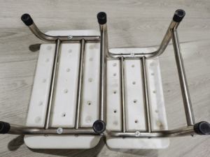 Repose-pieds double en plastique ABS à haute résistance pour hôpital et clinique, antidérapant, pour lit médicalisé, chaise de patient - Product Image 5