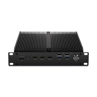 Kotak komputasi tepi AI Mini industri RK3588 6TOPs Power dengan NPU akselerator komputer tertanam