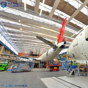 مبنى طائرات صناعي كبير المدى ذو تصميم مفتوح للبيع، هيكل فولاذي عالي القوة للبناء النمطي - Product Image 5