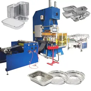 Top Quality Cheapest Take Away Foil Food Box Making Machine,food container production line