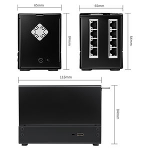 Hub Ethernet Gigabit 8 ports via USB4 pour <span class=keywords><strong>Mac</strong></span> <span class=keywords><strong>Mini</strong></span> <span class=keywords><strong>M1</strong></span> M2 M3 MacBook <span class=keywords><strong>Pro</strong></span> Thunderbolt 3/4/5 - Product Image 1