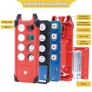 La tension d'entrée de vente directe d'usine ECD-Q600A peut être personnalisée grues de levage télécommande sans fil industrielle - Product Image 2