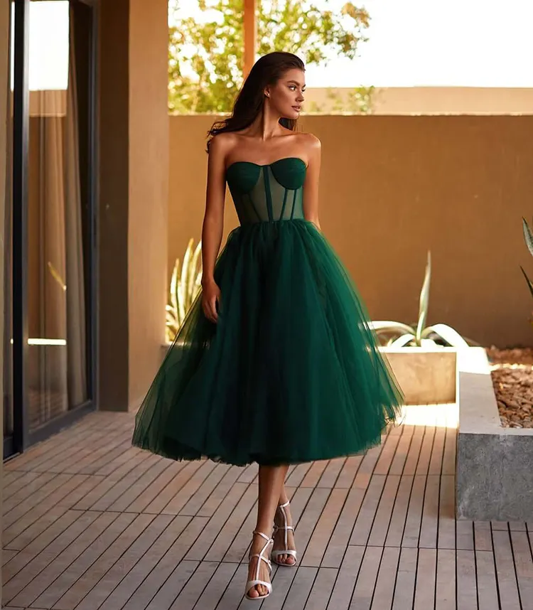 2022 New High Quality Off Shoulders Tulle dress Evening Dress Vestido Largo Formal Gowns For Women