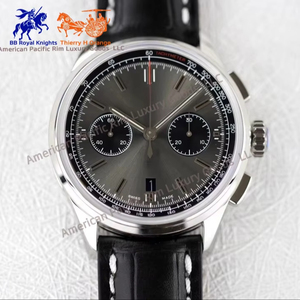 Montre mécanique pour homme de qualité supérieure 5A, élégante et rétro, à double cadran, avec bracelet étanche, calendrier, heure précise, verre saphir - Product Image 2