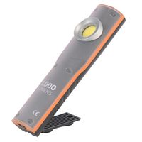 Lámpara de Inspección Recargable con Base Magnética, Soporte Plegable, Alta Luminosidad, Portátil, Lámpara de Trabajo COB con Soporte Magnético