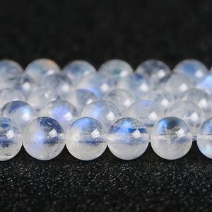 Натуральный лунный камень, круглые свободные бусины, оптовая продажа, Мягкие Энергетические лечебные камни ручной работы, принадлежности для изготовления ювелирных изделий - Product Image 6