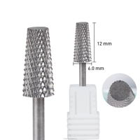 네일 전기 파일 비트 연 5.2mm 6.6mm 반전 백필 대형 테이퍼 배럴 화산 카바이드 네일 드릴 비트