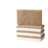 Nouvelle arrivée : Éponge de nettoyage de cuisine biodégradable naturelle, éponge filtrante en cellulose compostable, tampon à récurer durable, mousse riche