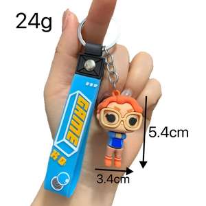 Nuevo Éxito de Ventas, Llavero LED Seguro con Diseño de Flor Comedora de Hombres, Muñeco de Dibujos Animados de Cobre, Colgador para Mochila Escolar - Product Image 5