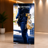 Boîte à lumière SEG publicitaire en aluminium pour stand d'exposition, toile de fond modulaire rétroéclairée par LED pour salon professionnel