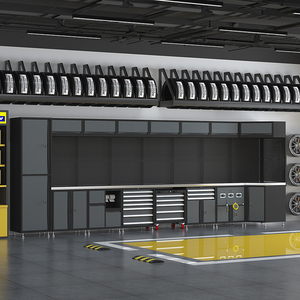 Armoires de rangement métalliques pour outils à prix avantageux, armoire à outils de garage, chariot à outils d'atelier de 42 pouces - Product Image 5